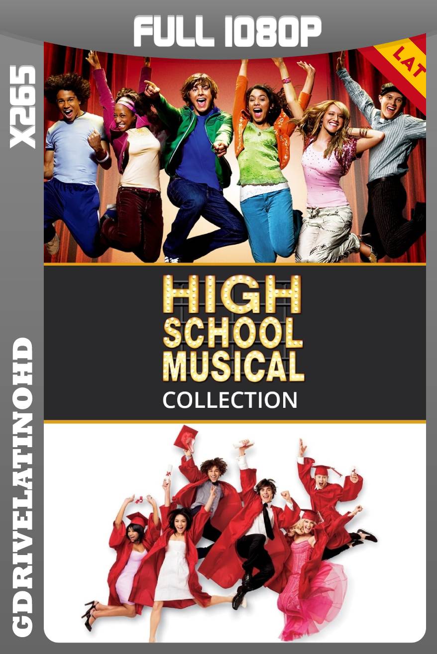High School Musical (2006-2008) Colección BDRip 1080p x265 Latino-Ingles MKV