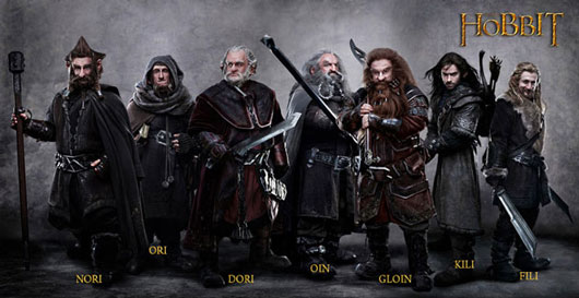 The Hobbit dwarfs enanos J.R.R. Tolkien Bilbo Bolsón