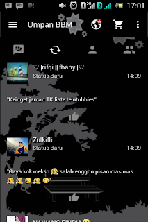 BBM MOD Tema Batman based v.2.13.1.14 Apk Terbaru