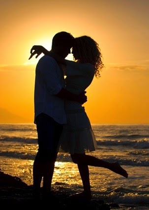 Romantic Couple at Sunset