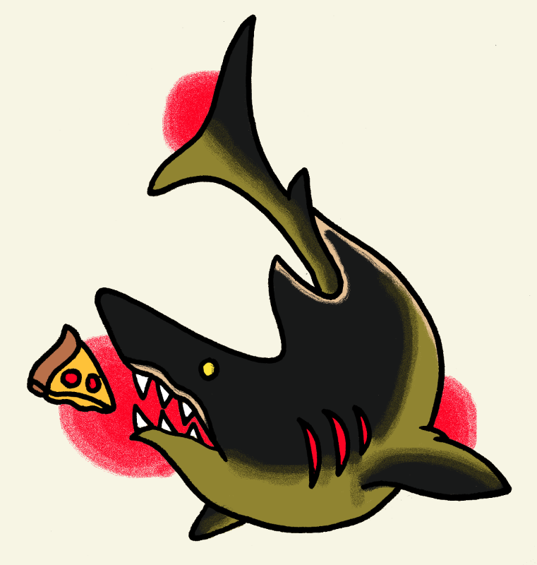 So as most tattoo artists do I'm doing shark tattoos Come get one