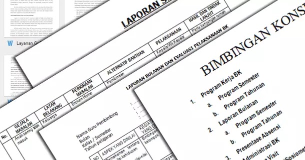 Contoh Program Layanan dan Format Administrasi Guru BK ...