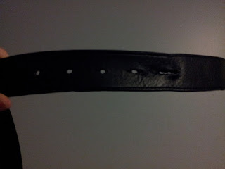 "I could have been boots!" - my belt. 