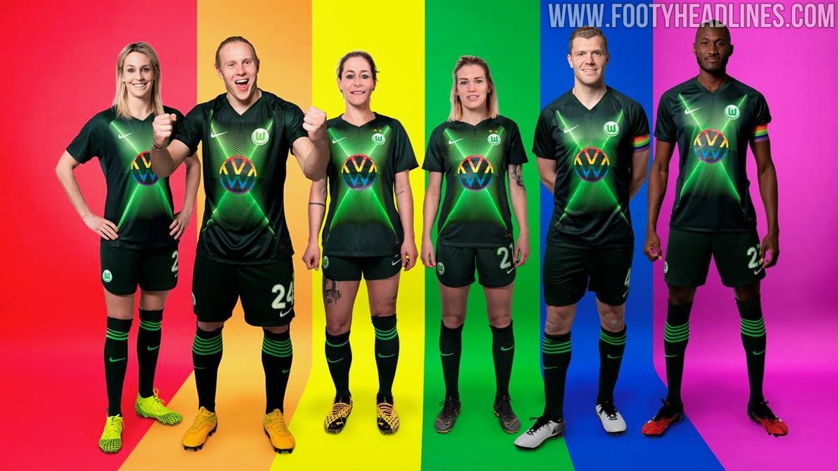 VfL Wolfsburg wird spezielles Regenbogen Volkswagen Logo ...