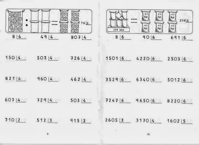 Matemática: atividades de divisão para imprimir