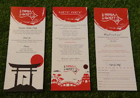 Ninja Golf course leaflets