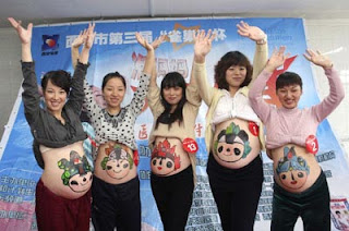 Pregnant Women Body Painting