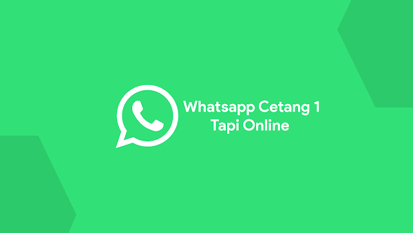 Whatsapp √ Centang 1 Tapi Online