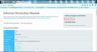 Cara Mengatasi Mozilla Firefox Tidak Bisa Browsing 
