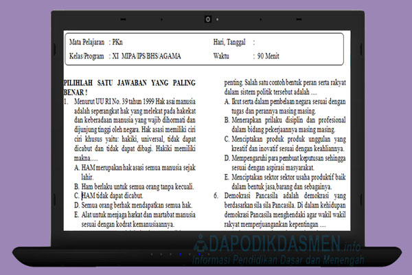 Kunci Jawaban Pkn Kelas 11 Kurikulum 2013 Bab 2 Revisi