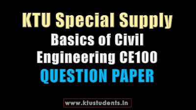 KTU Basics of Civil Engineering CE100