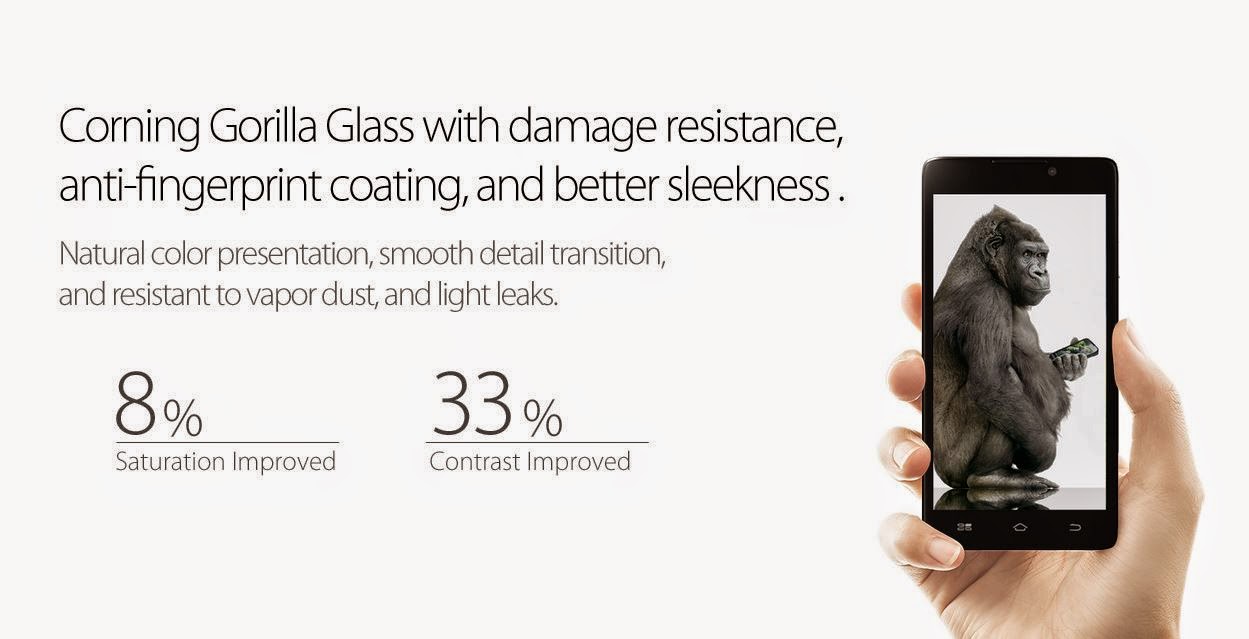 Layar Gorilla Glass