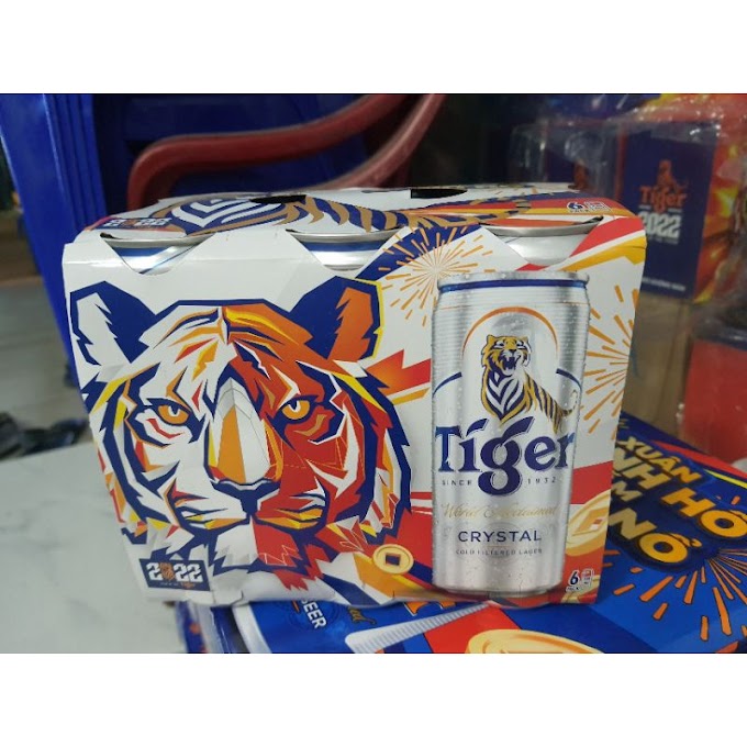 [ dungphuong271019 ] Q8 Hỏa tốc Lốc 6 lon bia Tiger Crystal 330ml/lon