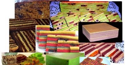 Resepi Biskut Raya 2018, Kuih Dan Kek: Resepi Kek Lapis 