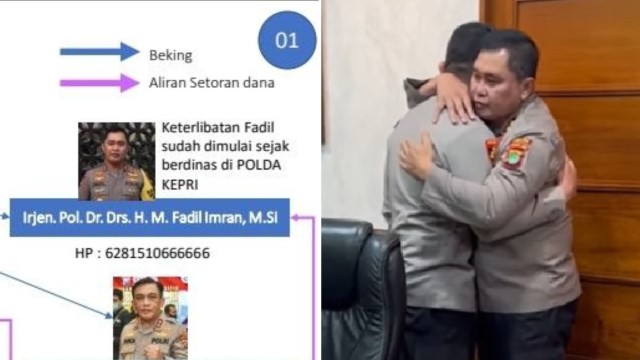 Pelukan Ferdy Sambo dan Kapolda Metro Jaya Fadil Imran Ditambah Konsorsium 303, Oleng Jenderal !
