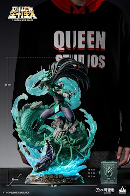 Estatueta Shiryu de Dragão com Armadura Queen Studios