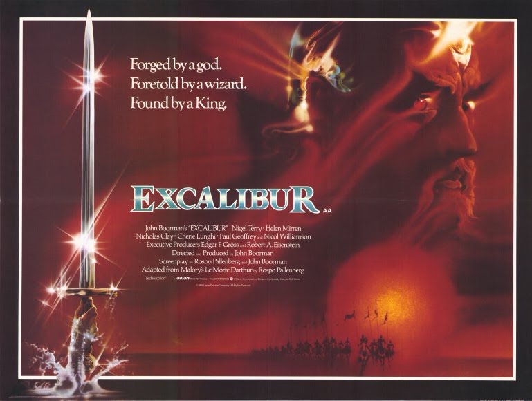 Excalibur movie poster