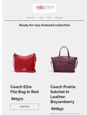 Beli Coach Ellie File Bag Warna Merah Memang Menawan!