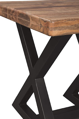 Trendy End Table with Modern Industrial Styles