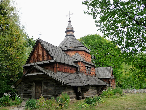 Пирогів. Музей народної архітектури та побуту. Церква св. Миколая. 1817 р.