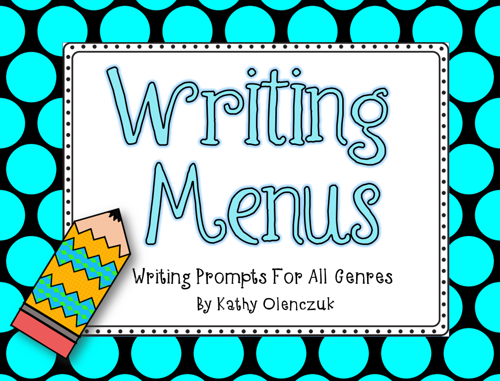 http://www.teacherspayteachers.com/Product/Writing-Menus-Writing-Prompts-For-All-Genres-1566450