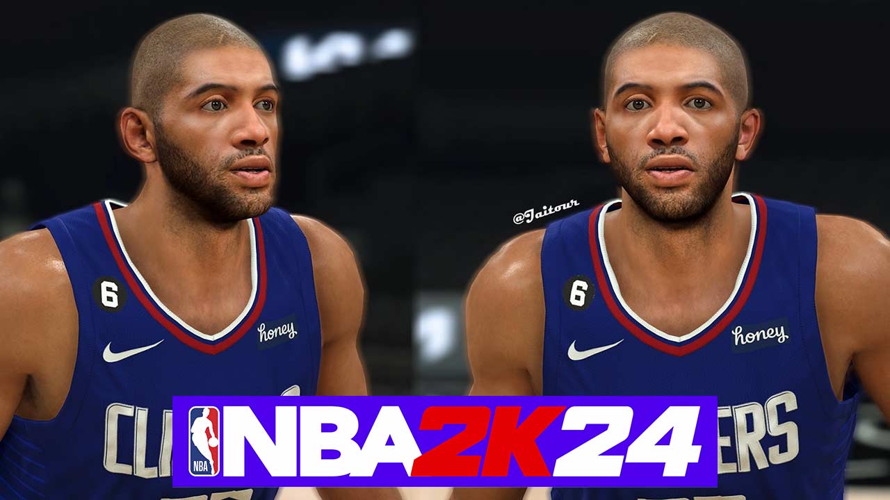 NBA 2K24 Nicolas Batum Cyberface & Body Update