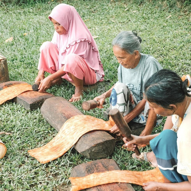 Pembuatan Kain Lantung