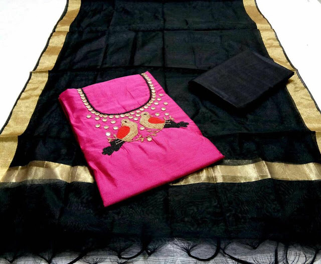  New model Banaras gold weaving chanderi silk Dupatta