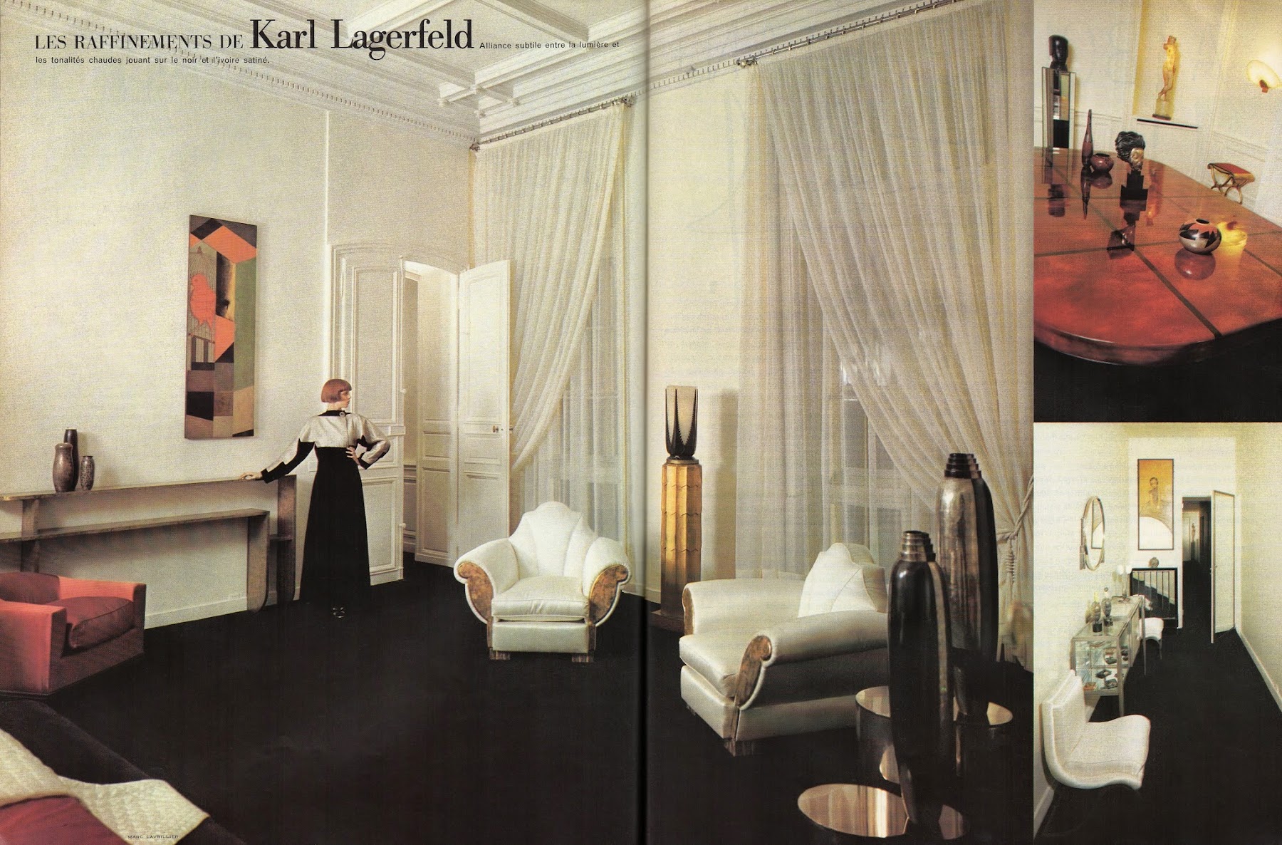 Vintage von Werth - Blog: Karl Lagerfeld's Paris Apartment, 1973