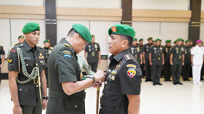 Hari ini, Kolonel Febrial B Sikumbang Resmi menjadi Komandan Korem 161/WS