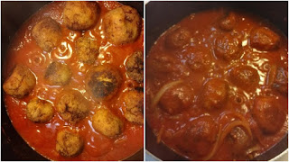 Paleo Homemade-Fry or Baked Turkey Meatballs before and after cooking (Gluten-Free, Keto).jpg before and after cooking.jpg