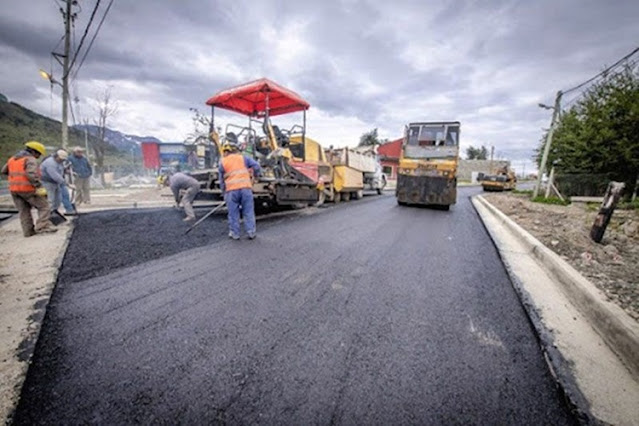 Pavimentacion para tres barrios de Ushuaia