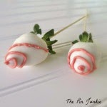 how to make chocolate strawberry roses