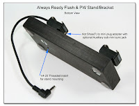 DF1035: Always Ready Flash & PW Stand / Bracket - Bottom View