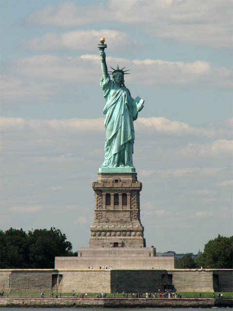 Statue of Liberty by Frédéric Auguste Bartholdi, Liberty Island, New York Harbor, New York