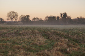 winter sunsets and mist in the Norfolk countryside