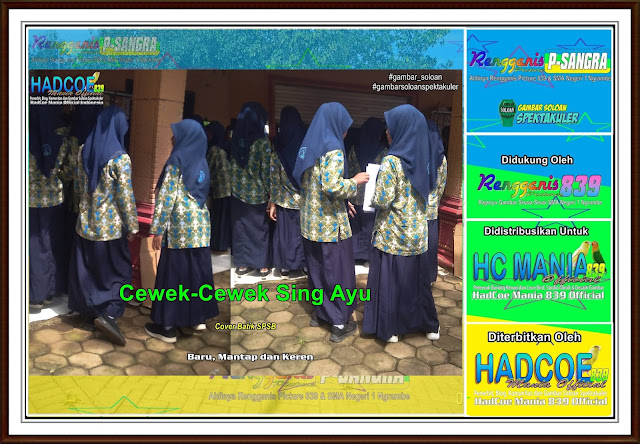 Gambar Soloan Spektakuler - Gambar SMA Soloan Spektakuler Cover Batik SPSB 55 B