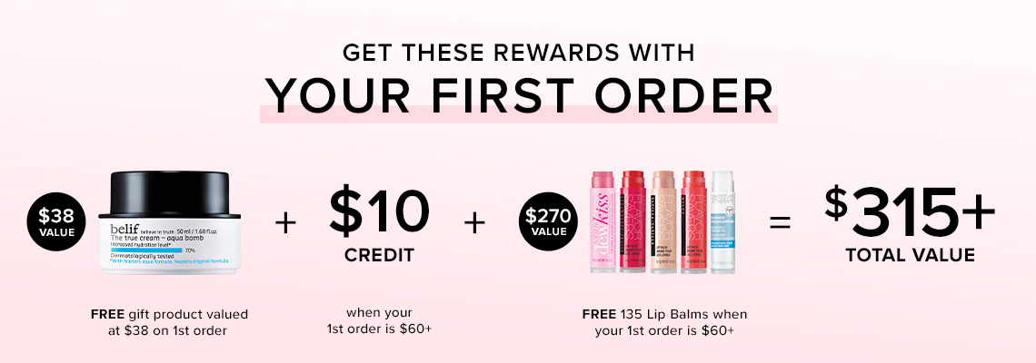 SIGN UP & GET REWARDS WITH YOUR FIRST ORDER OF $60+