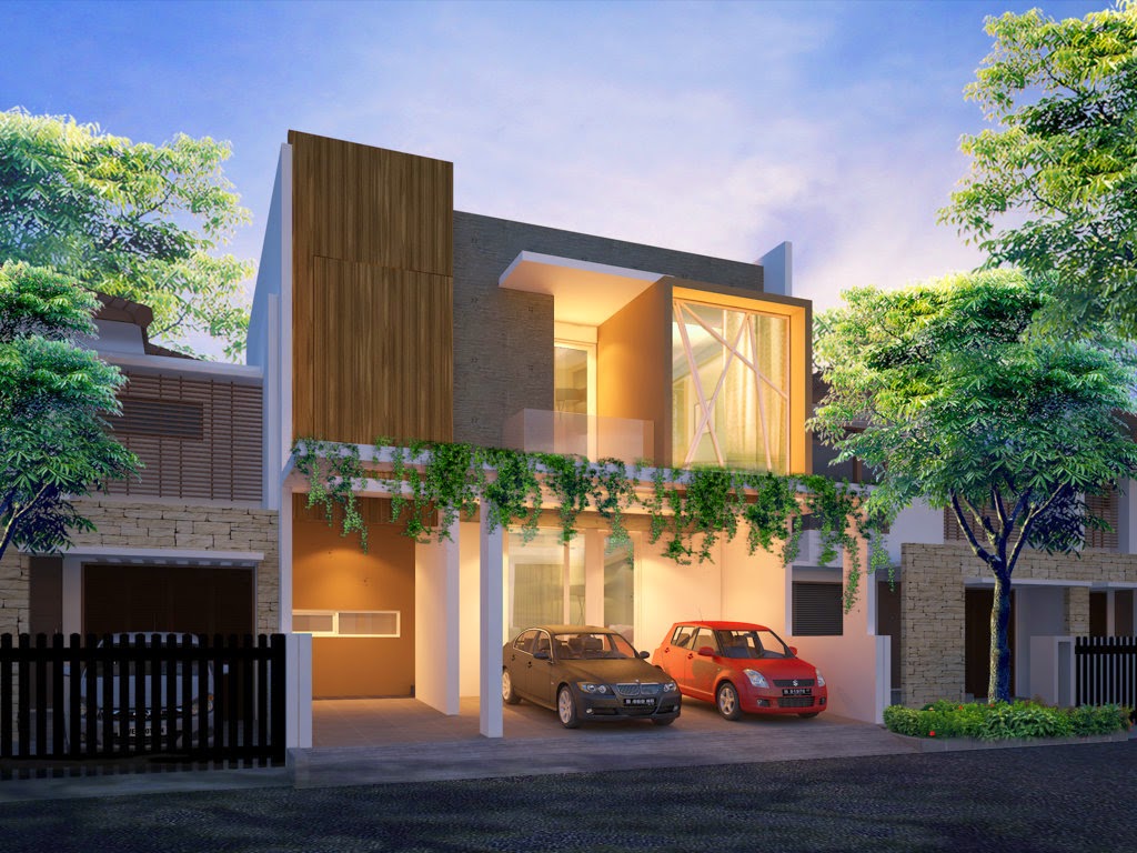 Minimalist Modern  House Design Studio Rumah  Drafter