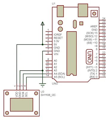 Arduino Using SH1106 I2C 1.3 Inches 128x64 OLED Graphical LCD Module