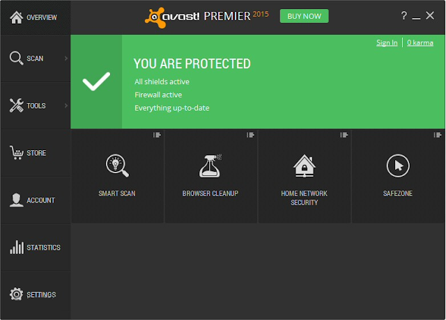 Avast Premier Antivirus 2015 10.3.2223