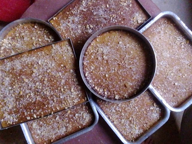 Basboussa Basbussa Ägypten Hochzeit Grießkuchen