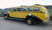 1937 White bus, Yellowstone Park Company, Montana (yellowstone bus)