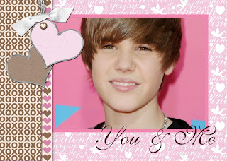Justin Bieber pink wallpaper