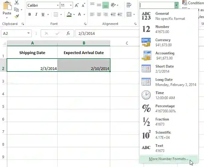 تنسيق الأرقام في اكسل Excel 2016