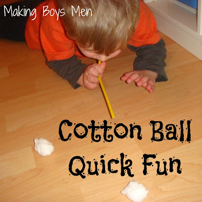 Cotton ball fun for kids