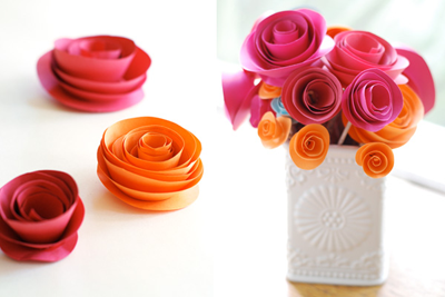 How to make  party  decorations  out  of paper  How About Orange