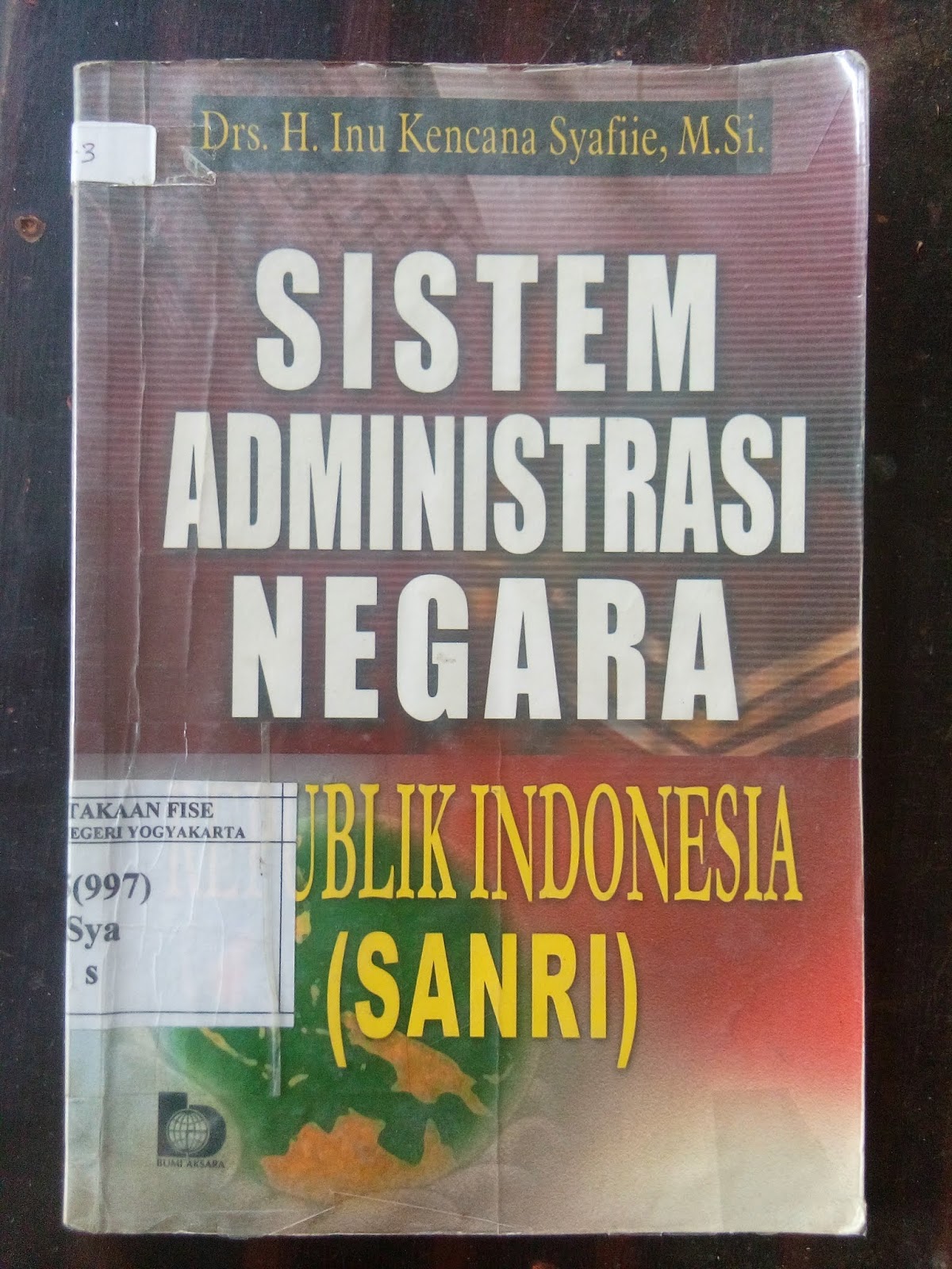 Sistem Administrasi Negara Republik Indonesia SANRI