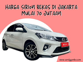 Harga sirion bekas di Jakarta