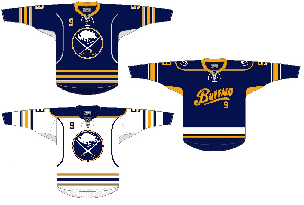 Buffalo Sabres Third Jerseys have arrived at Dave and Adam's Card World!